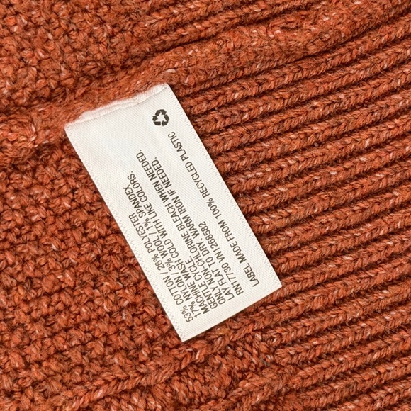 Nili Lotan Women's Rust Cable Knit Cardigan - Picture 8 of 8